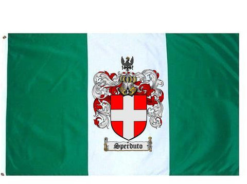 Sperduto family crest coat of arms flag
