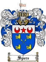 Spere coat of arms family crest download