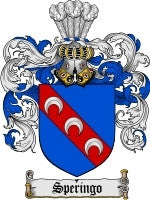 Speringo coat of arms family crest download