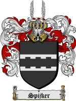 Spijker coat of arms family crest download