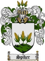 Spiker coat of arms family crest download