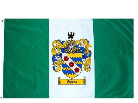 Spina family crest coat of arms flag