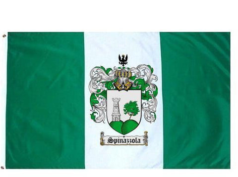 Spinazzola family crest coat of arms flag
