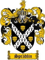 Spradlin coat of arms family crest download