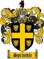 Sprankle coat of arms family crest download