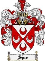 Spre coat of arms family crest download