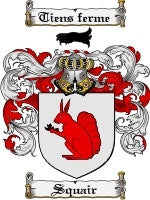 Squair coat of arms family crest download