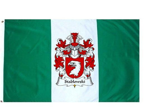 Stablowski family crest coat of arms flag