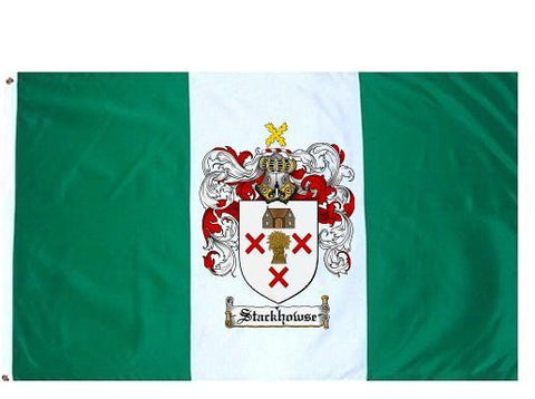 Stackhowse family crest coat of arms flag