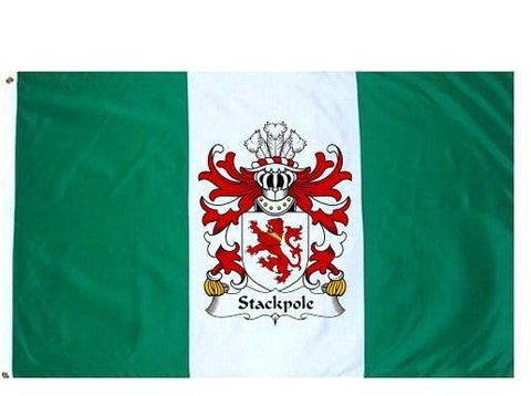 Stackpole family crest coat of arms flag
