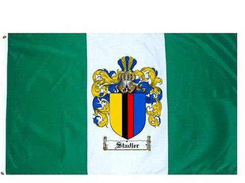 Stadler family crest coat of arms flag