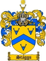 Staggs coat of arms family crest download