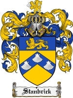 Stanbrick coat of arms family crest download