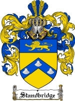 Standbridge coat of arms family crest download