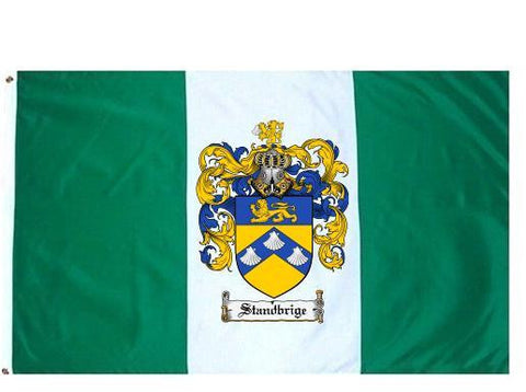 Standbrige family crest coat of arms flag