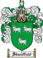 Standfield coat of arms family crest download