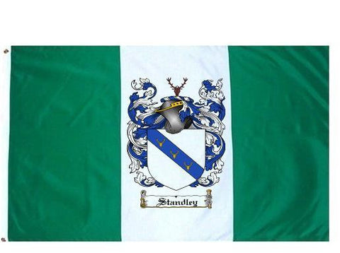 Standley family crest coat of arms flag