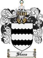 Stane coat of arms family crest download