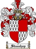 Stanehop coat of arms family crest download