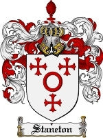 Staneton coat of arms family crest download