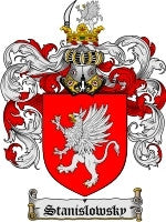 Stanislowsky coat of arms family crest download