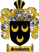 Stankaitis coat of arms family crest download