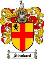 Stankard coat of arms family crest download