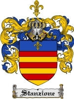 Stanzione coat of arms family crest download