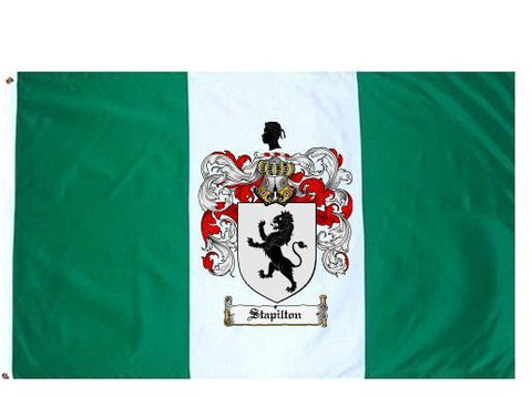 Stapilton family crest coat of arms flag