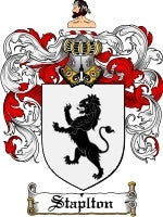 Staplton coat of arms family crest download