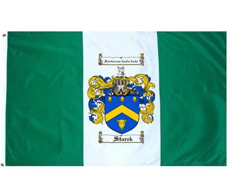 Starck family crest coat of arms flag