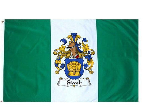 Staub family crest coat of arms flag