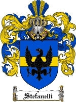 Stefanelli coat of arms family crest download