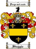 Steggle coat of arms family crest download