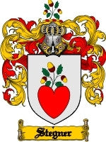 Stegner coat of arms family crest download