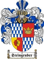 Steingruber coat of arms family crest download