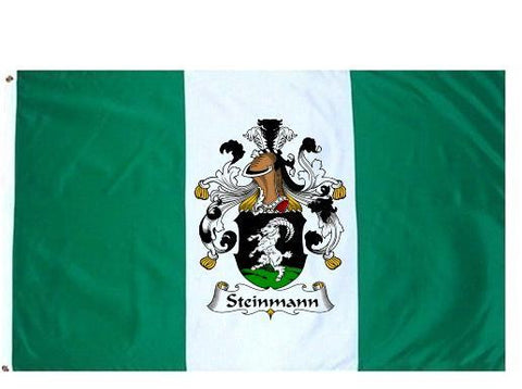 Steinmann family crest coat of arms flag