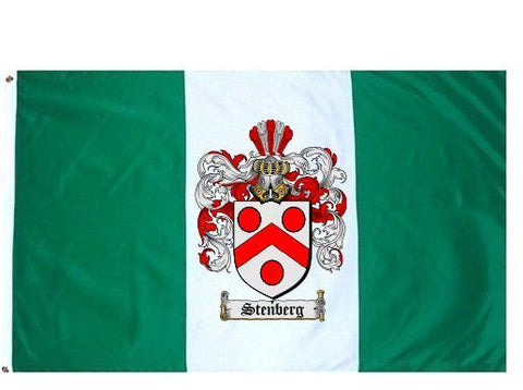 Stenberg family crest coat of arms flag