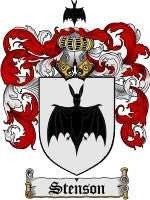 Stenson coat of arms family crest download