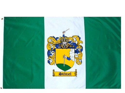 Stenzel Coat of Arms Flag / Family Crest Flag – Family Crests