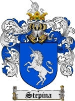 Stepina coat of arms family crest download