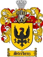 Sterbenz coat of arms family crest download