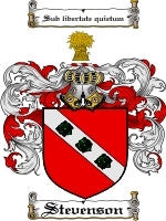 Stevenson coat of arms family crest download