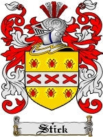Stick coat of arms family crest download