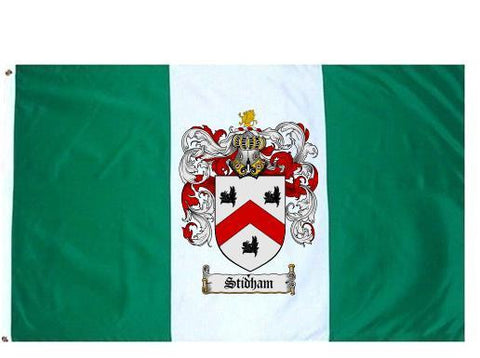 Stidham family crest coat of arms flag
