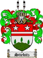 Stiebitz coat of arms family crest download