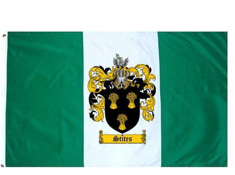 Stites family crest coat of arms flag