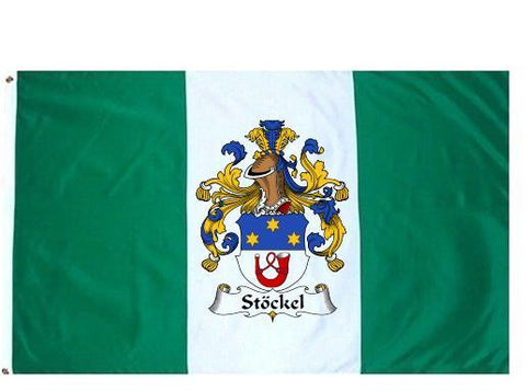 Stockel family crest coat of arms flag