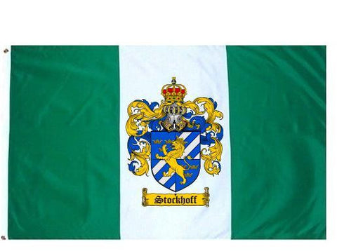 Stockhoff family crest coat of arms flag