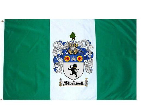 Stockwell family crest coat of arms flag